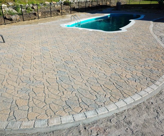 Paver Pool Deck