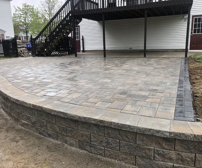 Patio / Block Retaining Wall