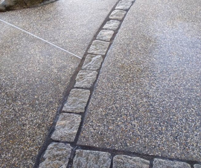 Granite Cobblestone Border